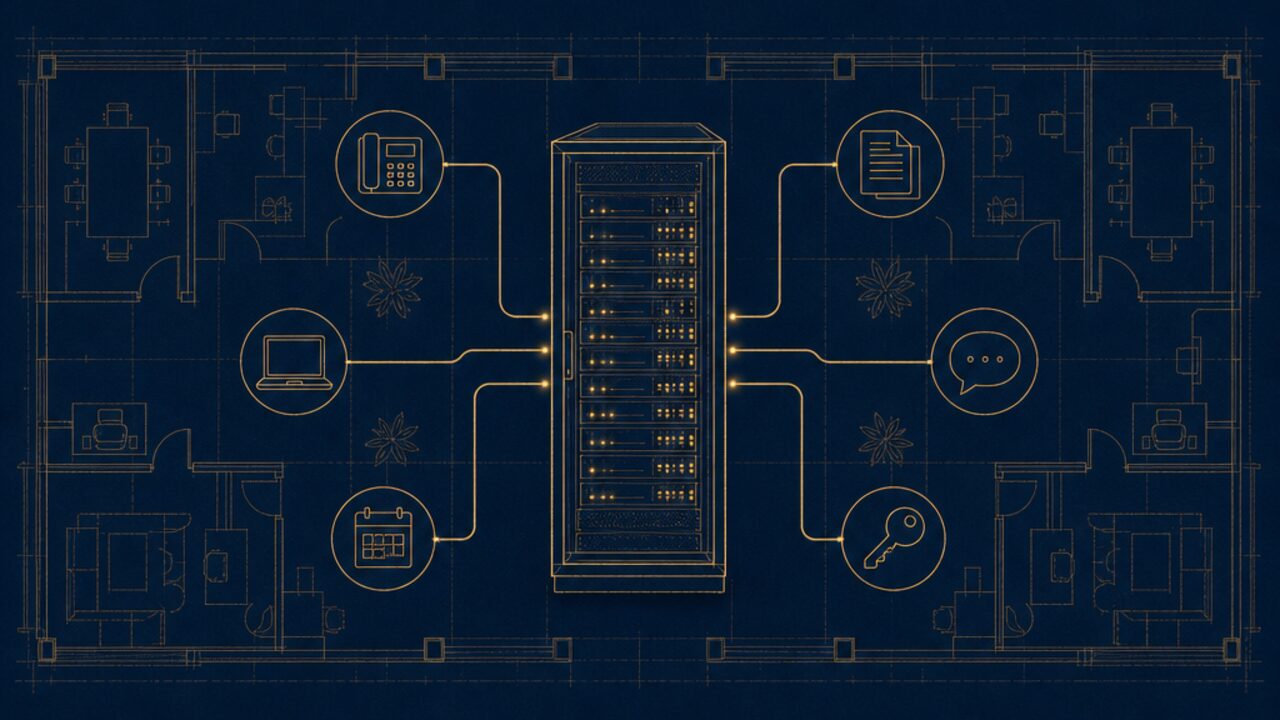فريق ذكاء اصطناعي خاص يعمل على خادم الوكالة ويتواصل مع الفريق البشري عبر القنوات المعتادة